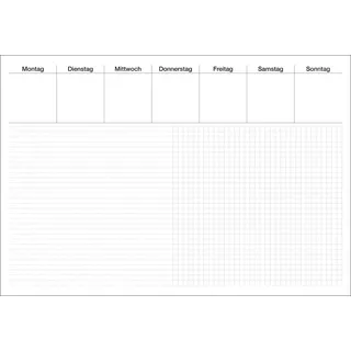 RNK RNK-Verlag Schreibtischunterlage Office weiß Papier 60,0 x 42,0 cm, 30 Blatt