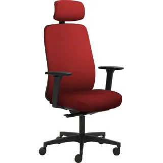 Mayer Sitzmöbel Drehstuhl »2229« () höhenverstellbare Armlehnen, Kopfstütze, Sitztiefenverstellung, rot