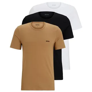 Boss Classic Kurzarm-T-Shirt 3 Einheiten Medium Beige L