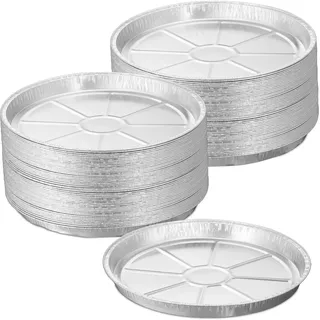 Relaxdays Aluschalen Backform Silber