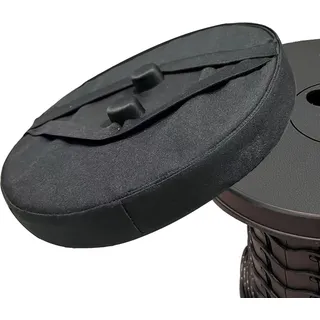 outward gear Dickes Sitzkissen 40 x 40 cm Schwarz