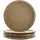 MATERA 6er Set Teller, Keramik, beige