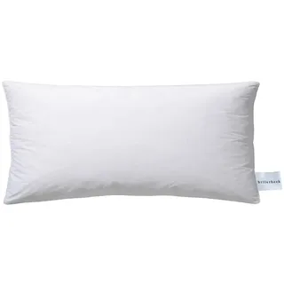 billerbeck Microfaserkissen »Aljona ungesteppt« Füllung: FLOCKIS-Faserbaellchen100Polyester 1 Stk. tlg., weiß