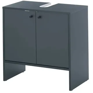 BASIC by Balculina Waschbeckenunterschrank Kairo blau ¦ Maße (cm): B: 60 H: 60 T: 35.0