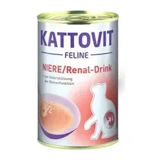 12 x 135 ml pui Kidney/Renal Kattovit Drink pentru pisici