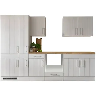 Respekta Küchenzeile Anton 300 cm Weiß