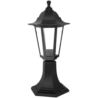 Brightium Schwarze Außenleuchte IP44 mit E-27-Sockel, ideal zum Ausleuchten und Stylen von Mauern. Wetterfest, perfekt für den Außenbereich. Modernes und funktionales Design.