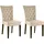 4-Fußstuhl Colorado Mikrofaser beige 2er Set