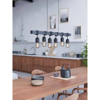 EGLO TOWNSHEND 1-flg. Ø 0 cm schwarz Metall