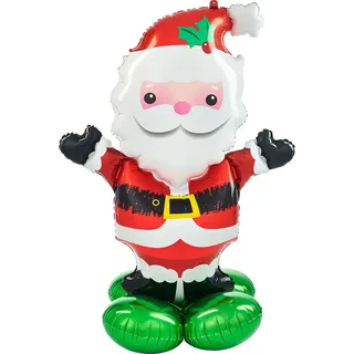 Amscan (PKT) Airloonz: Christmas Santa Foil Balloon P70 (40"/101cmx 53"/134cm)