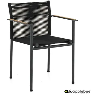 Apple Bee Jakarta Dining Armstuhl Aluminium/Rope