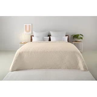 OTTO home Tesso Tagesdecke 250 x 280 cm Beige