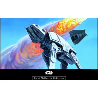 KOMAR Wandbild Star Wars AT-AT 40 x 30 cm