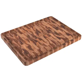 Tramontina Rechteckiges Servierbrett aus Teakholz mit Mineralöl-Finish, 45 x 35 cm
