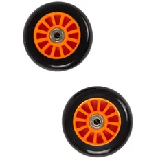 My Hood Set of Wheels 100 mm - Orange/Black
