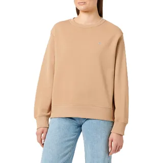 GANT Damen Shield C-Neck Sweat Sweatshirt, Caramel BEIGE, 38