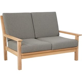 Loungebank Teak 130cm, inkl. Kissen