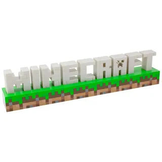 Paladone Minecraft Logo Lampe Mehrfarbig