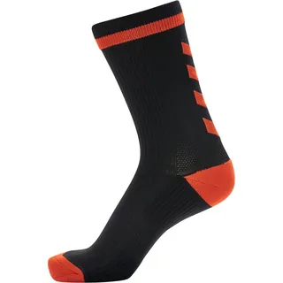 hummel Elite Indoor Sock Low Pa Sock Black/Fiesta 43-45