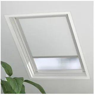 Dachfenster Verdunkelungsrollo geeignet für Velux Fenstergröße M06 weiß 61,4x94