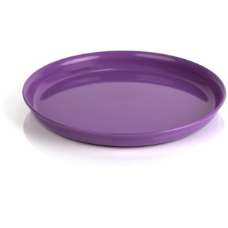 Teller Ø 18 cm violett Camping, Picknick, Outdoor - 100% recyclebar