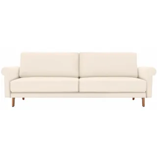 Creation BY ROLF BENZ 2-Sitzer »CR.450, Designsofa, Loungesofa« modern Landhaus, Füße in Nussbaum, Breite 168 cm, weiß