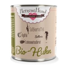 HerzensHund Adult 6x800g Bio Huhn