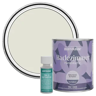 Rust-Oleum wasserfeste hellgrau Fliesenfarbe für Badezimmer in Hochglanz Finish - Portlandstein 750ML