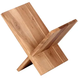 Wohnling Wohnling, Zeitungsständer, WL1.591 akazie Holz, DIN A4