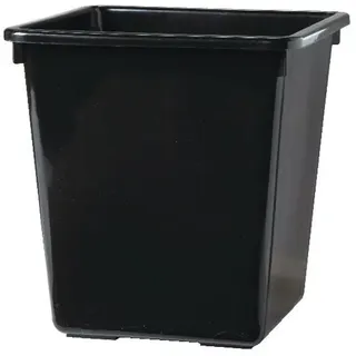 VepaBins Viereckiger Papierkorb 27 l Schwarz