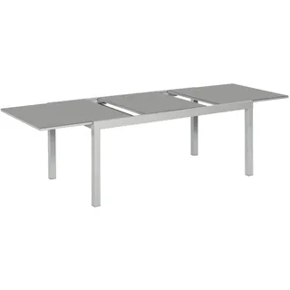Merxx Gartentisch 110 x 200 x 75 cm grau/silber