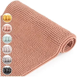 Blumtal Badematte Chenille Rosa 50 x 80 cm