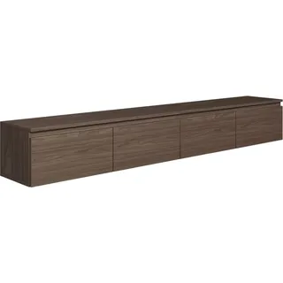 Selsey Bemmi TV-Lowboard 200 cm Braun Spanplatte