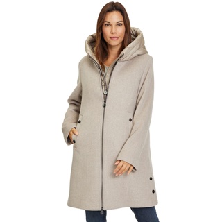 Betty Barclay Damen 7324/1553 Jacke Wolle, Light Beige Melange, 38