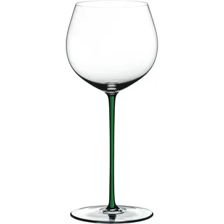 RIEDEL 4900/97G FATTO A MANO Oaked Chardonnay Weinglas - Stiel GRÜN - Grün