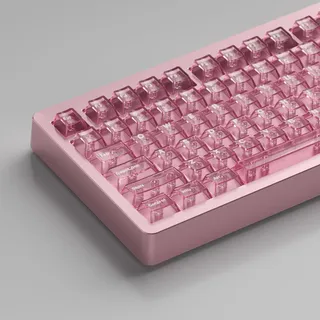 Sumgsn 114 Tasten Transparente Tastenkappen PC Cherry Profil Tastenkappen Set Fit für Cherry Mx Schalter Mechanische Tastatur