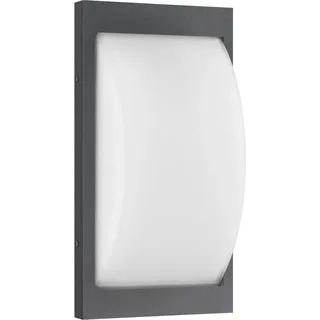 LCD Licht Creativ Design GmbH Außenwandleuchte Edelstahl, Glas 32,5 cm E27 grau