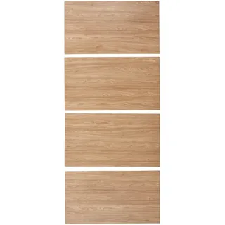 Hom`in Frontpaneelset , Eichefarben , Holzwerkstoff , 92x202 cm , Schlafzimmer, Kleiderschränke, Schrankzubehör, sonstiges Schrankzubehör