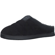 s.Oliver Herren Pantoffeln zum Reinschlüpfen Warm Schwarz (Black), 42