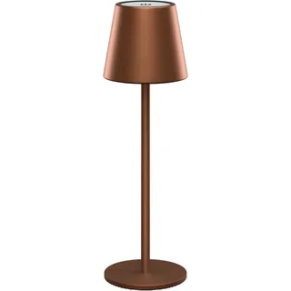 goobay Kabellose LED-Tischleuchte, aufladbar, dimmbar 36cm, Bronze