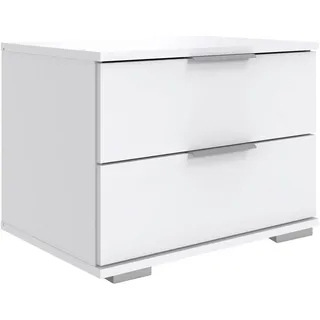 WIMEX Easy Plus A - weiß , Metall , 2 Schubladen , 52x40x38 cm , BQ - Bündnis für Qualität, Made in Germany, DIN EN ISO 9001 , Schlafzimmer, Nachttische