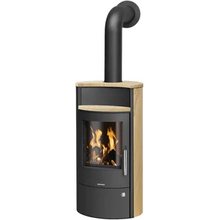 Oranier | Kaminofen | Pori Aqua 2 | 10 kW | Stahl Schwarz, Sandstein