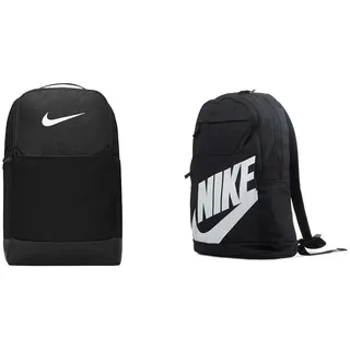 Nike DH7709-010 Brasilia 9.5 Sportrucksack Unisex Schwarz/Weiss, M, 24L, Einheitsgröße & DD0559 Elemental 2 Tasche Black/White 1size
