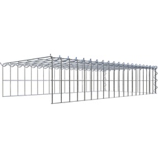 Bild Gabione, silbergrau, Maschenweite 5 cm x 10 cm,