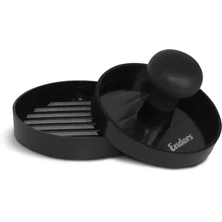 Enders BURGERPRESSE KUNSTSTOFF 8813 Gummigriff, Hamburgerpresse, Patties, BBQ, Grill-Zubehör, schwarz