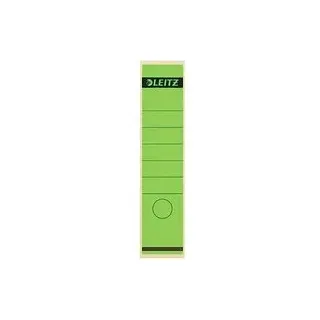 LEITZ Ordneretiketten 1640 grün für 8,0 cm Rückenbreite, 10 St.