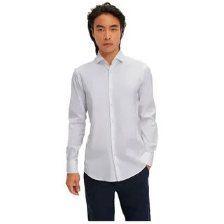 Boss Hank Spread Langarmhemd - White - 42 - Regular