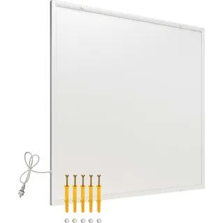 Wiltec Infrarotheizung 290 Watt, energieeffizienter Heizkörper, Wandmontage Elektroheizung , Heizpaneel, IR Heizung - Weiß