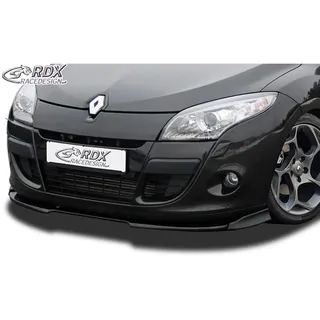 RDX Racedesign Frontspoiler Vario-X kompatibel mit Renault Megane III Coupe/Cabrio/CC 2008-2012 (PU), Unlackiert