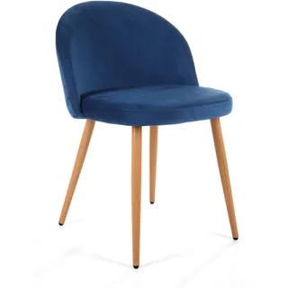 Akord Kindersessel Marineblau Maritim 53X43X48 Cm - Dunkelblau